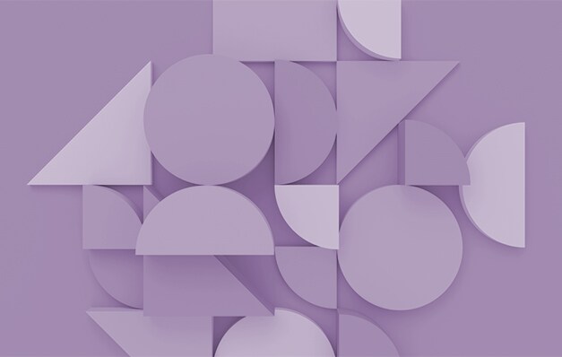 Violette abstrakte Formen