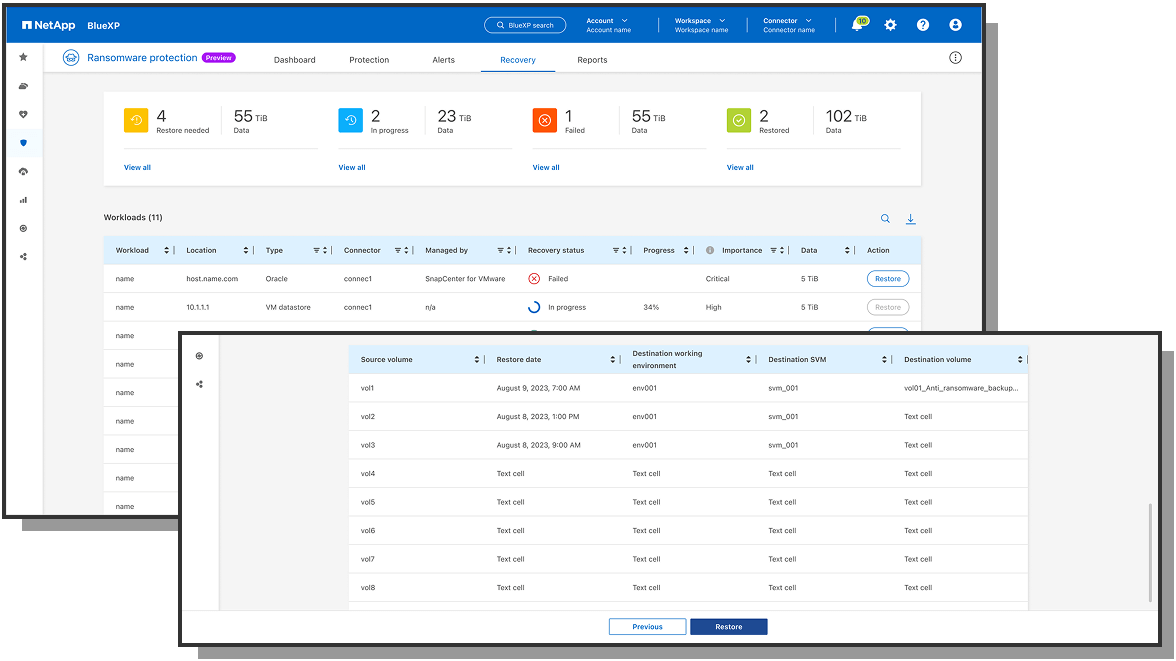 Ransomware-Schutz durch KI-basierte Erkennung | NetApp BlueXP