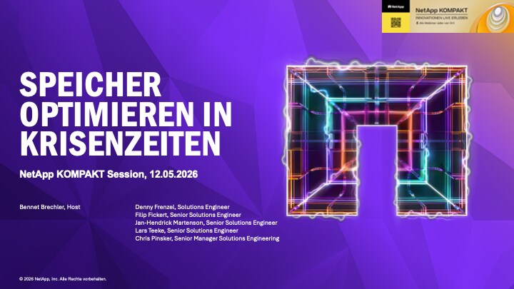 Speicher optimieren in Krisenzeiten