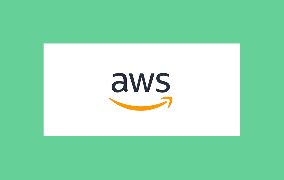 AWS logo inside square green color background