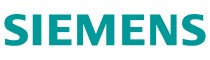 Siemens logo in teal uppercase letters on a white background