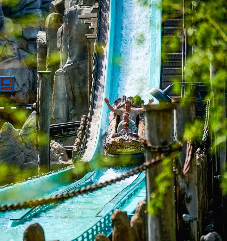 L'attrazione per famiglie Tirol Log Flume presso Europa-Park Resort