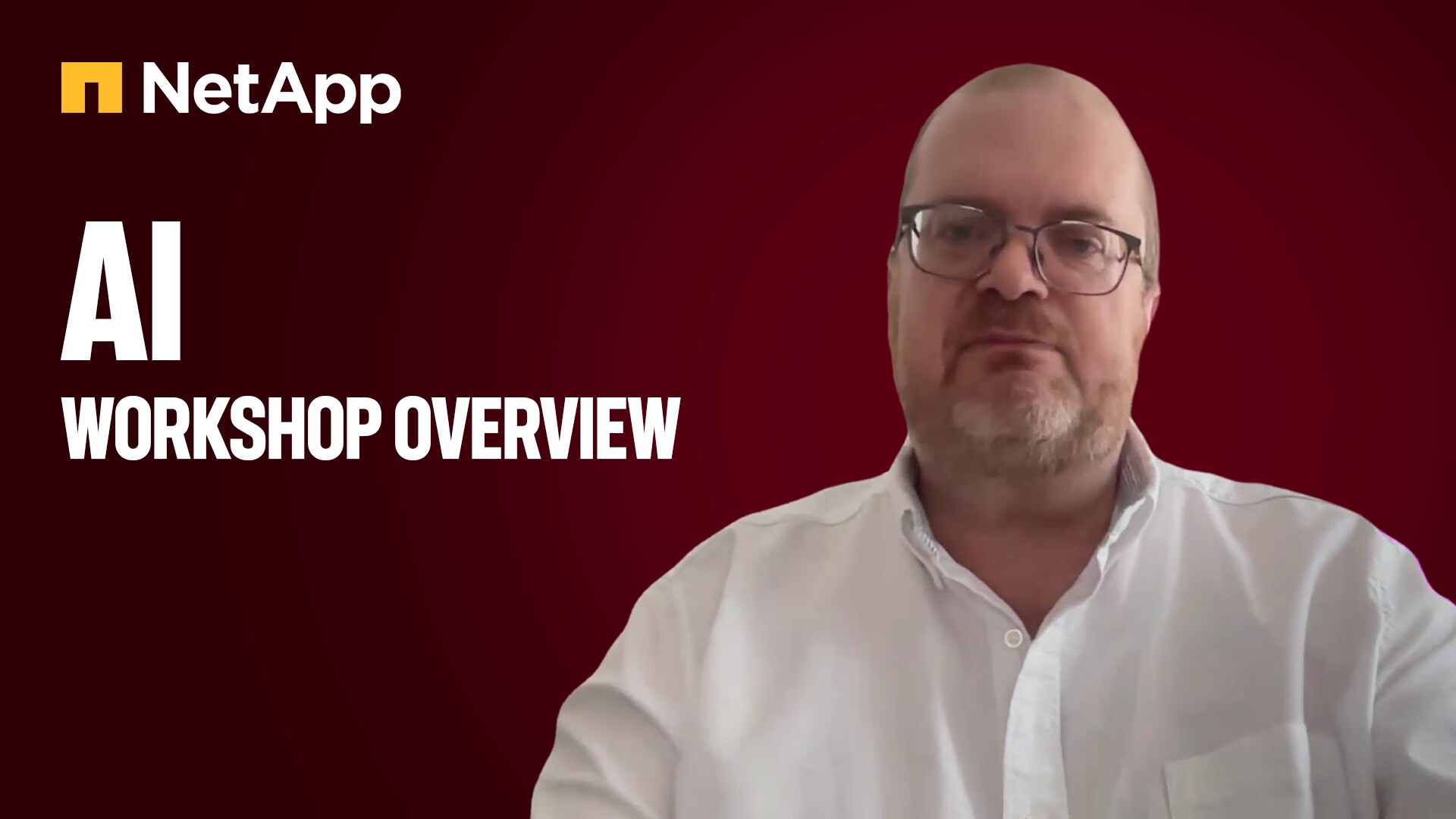 NetApp - AI Workshop Overview