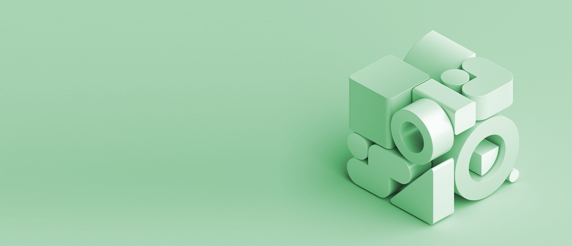 abstract shapes fitting into block shape