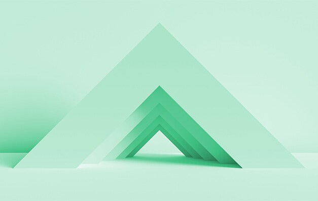 Green Triangles Image