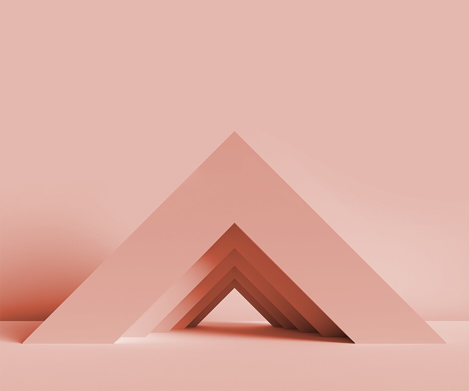 pink abstract shapes