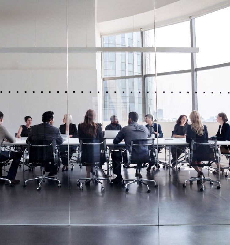 people having a meeting