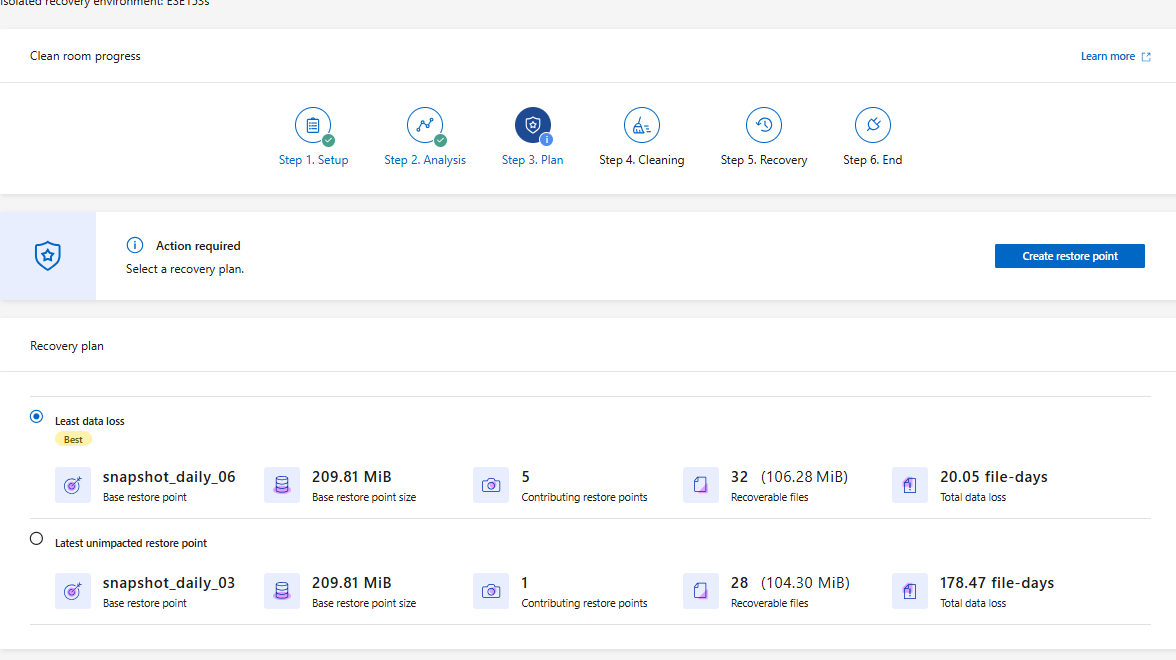 Maximize the amount of data recovered
