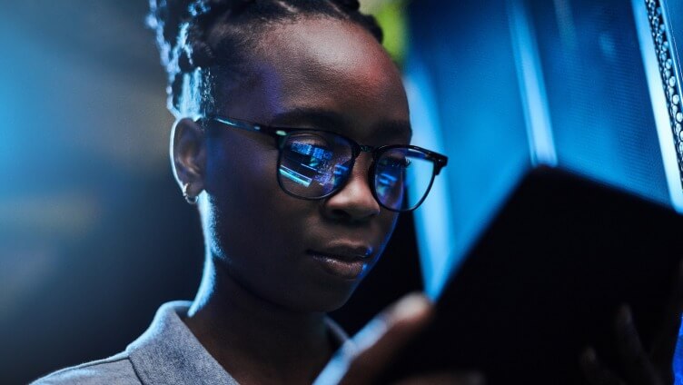 Person wearing glasses