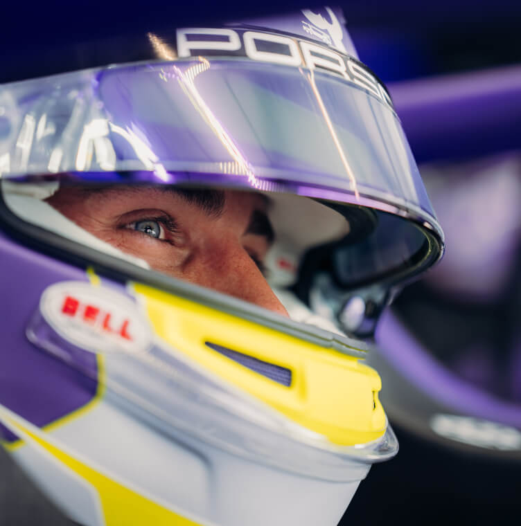 Person wearing a helmet