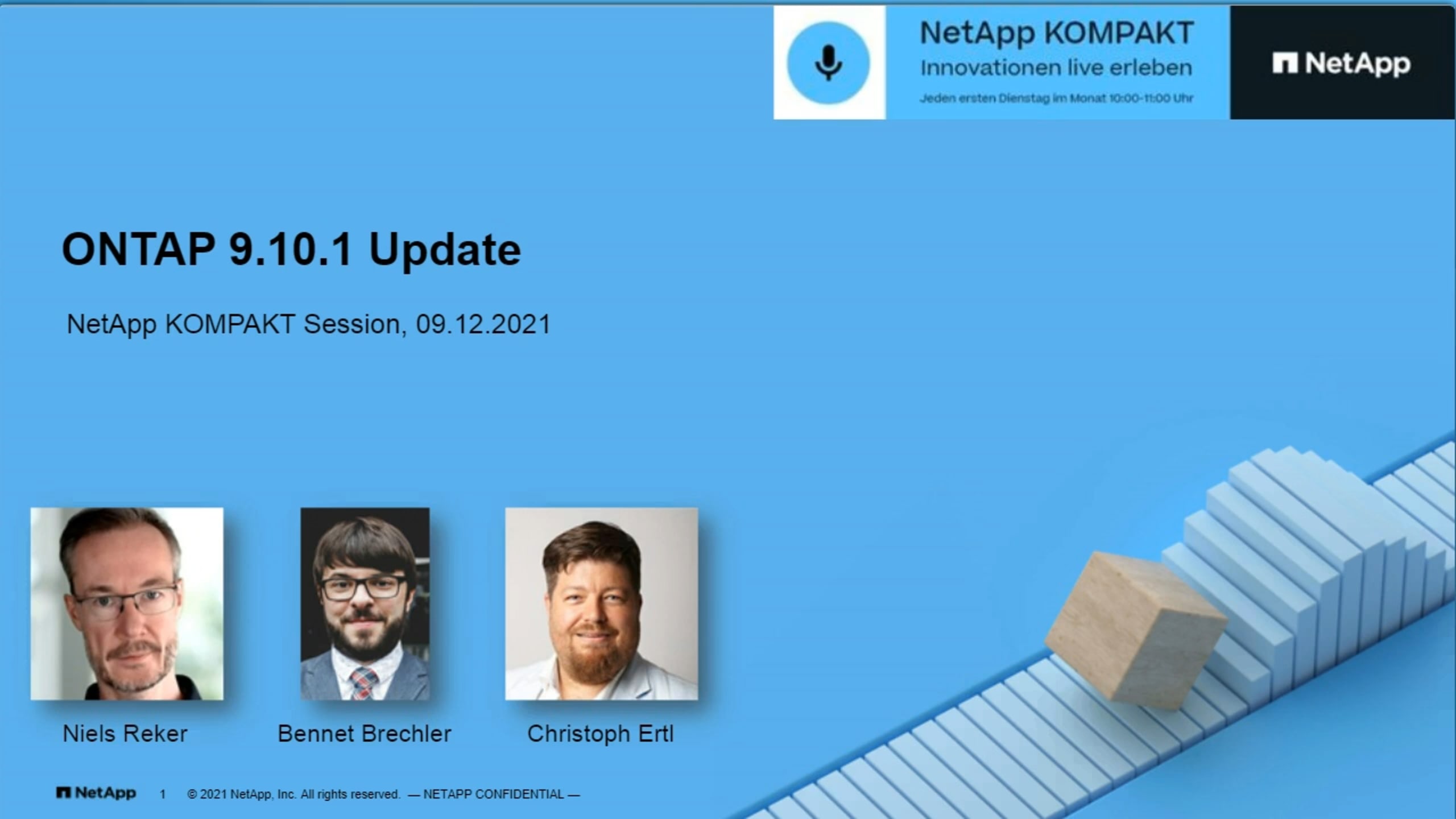 Netapp Account ONTAP 9.10.1 update special | NetApp Video