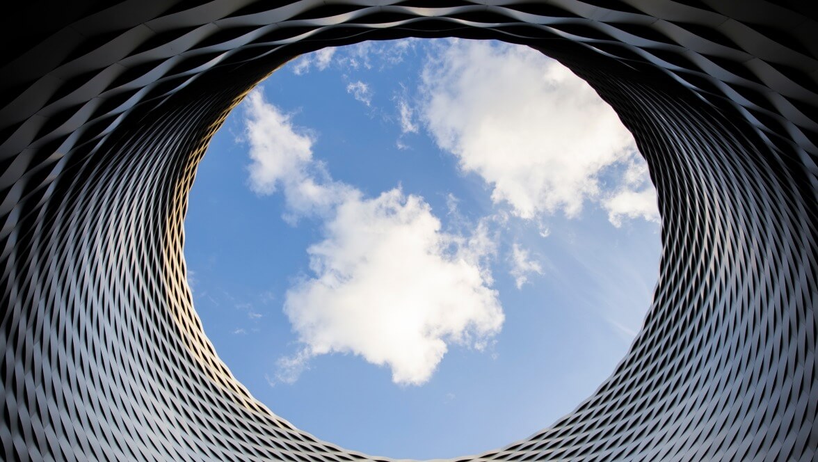 Closeup detail of the modern architecture abstract