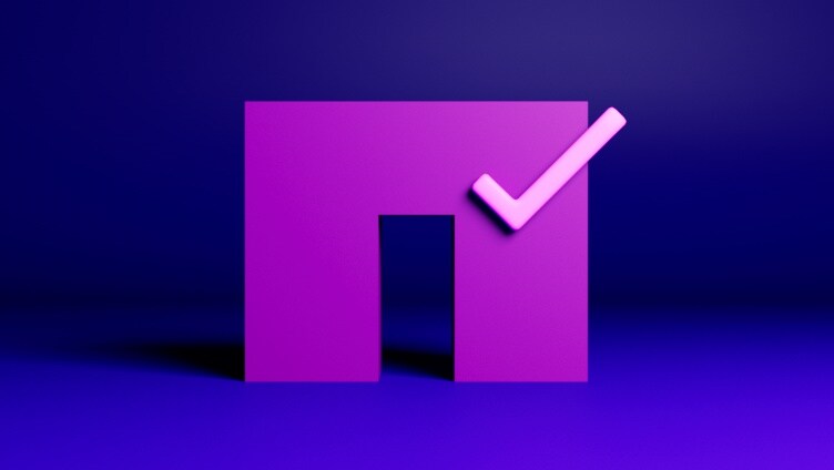 NetApp logo with checkmark