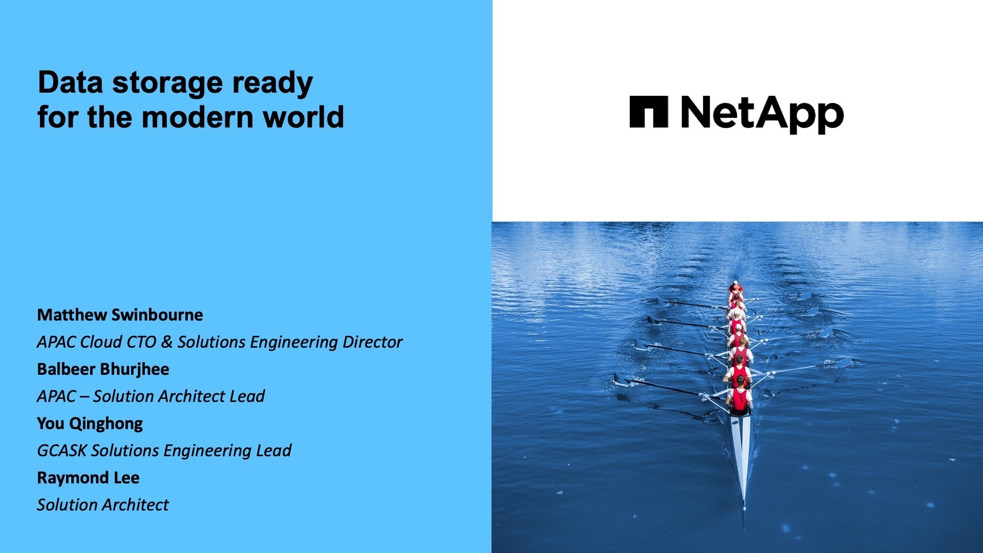 NetApp solution overview - Data storage ready for the modern world ...