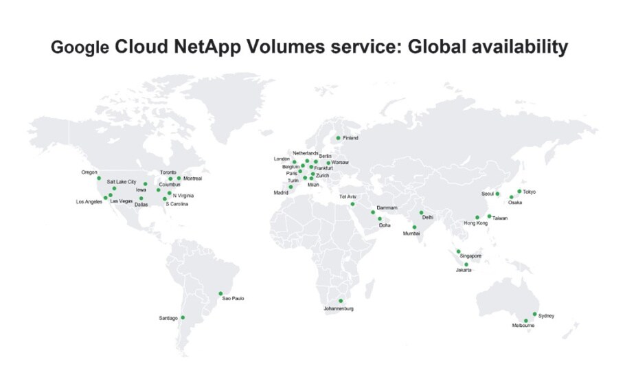 Google Cloud NetApp Volumes goes global | NetApp Blog