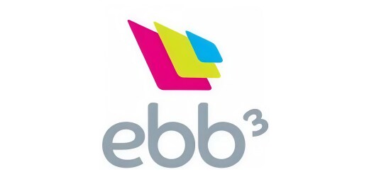 ebb3 logo featuring colorful geometric shapes representing IT and cloud solutions.