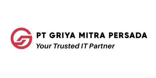 PT Griya Mitra Persada logo with tagline Your Trusted IT Partner