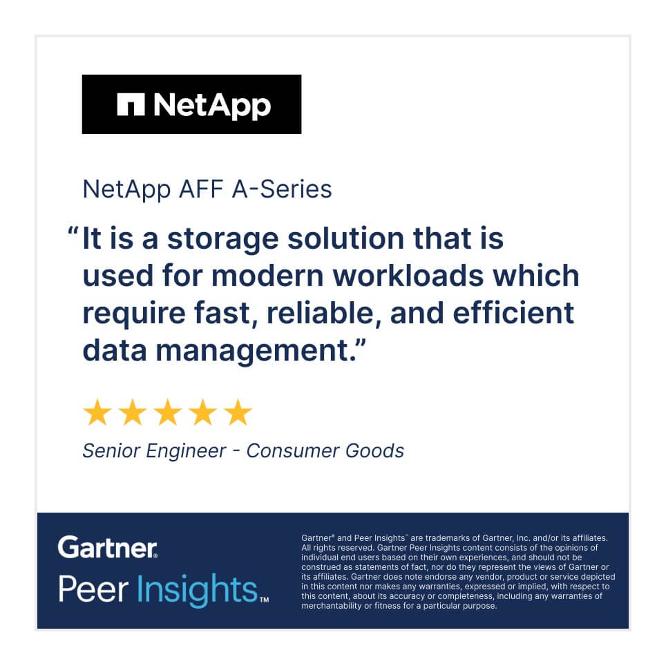AFF A-Series for unified storage and AI data infrastructure | NetApp