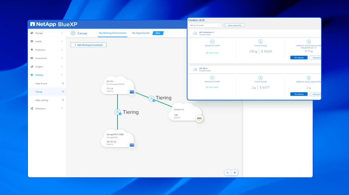 cloud tiering diagram