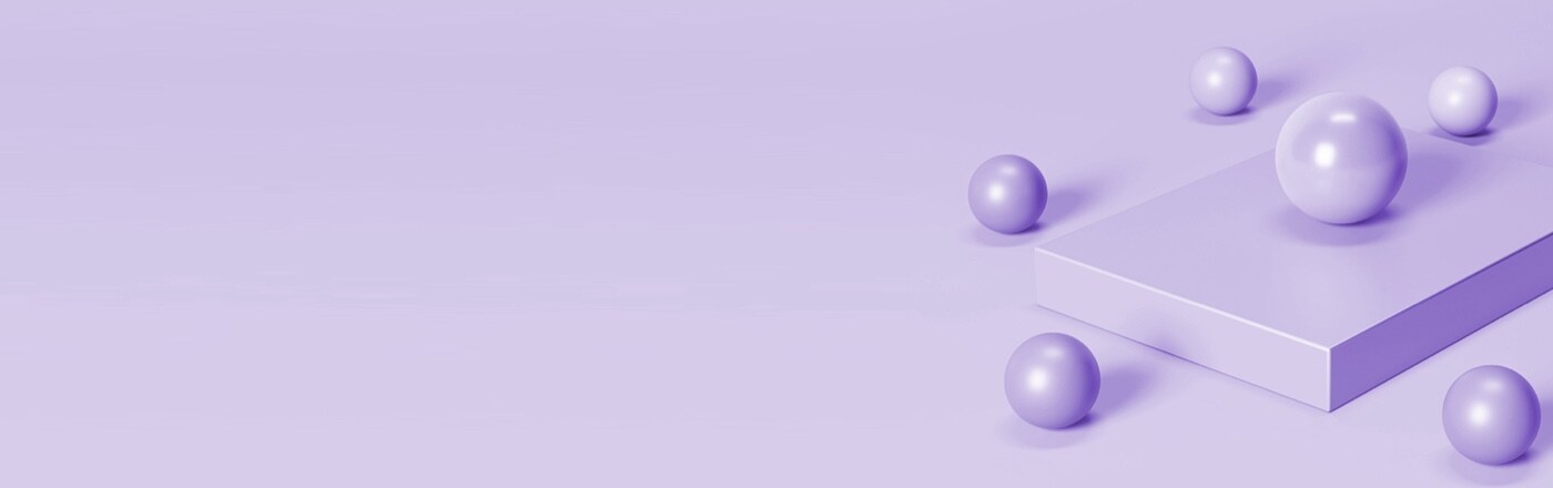 方形底座上的紫色大理石