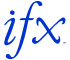 IFX Networks logo in blue script lettering