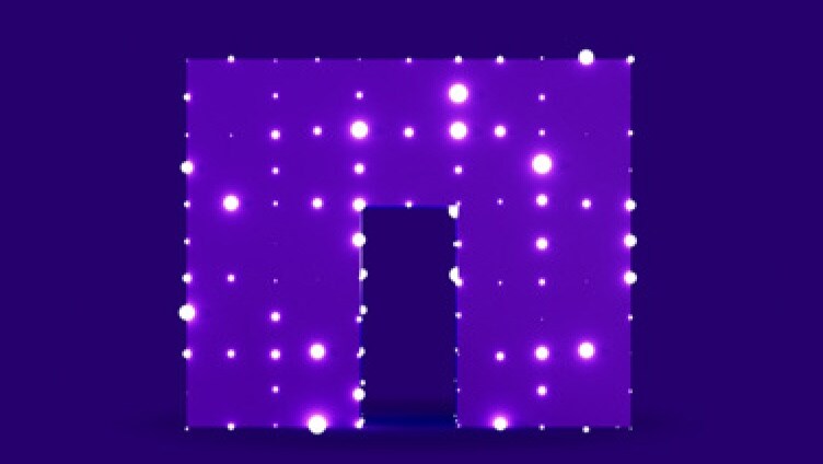 具有白色和紫色背景的 NetApp 標誌  