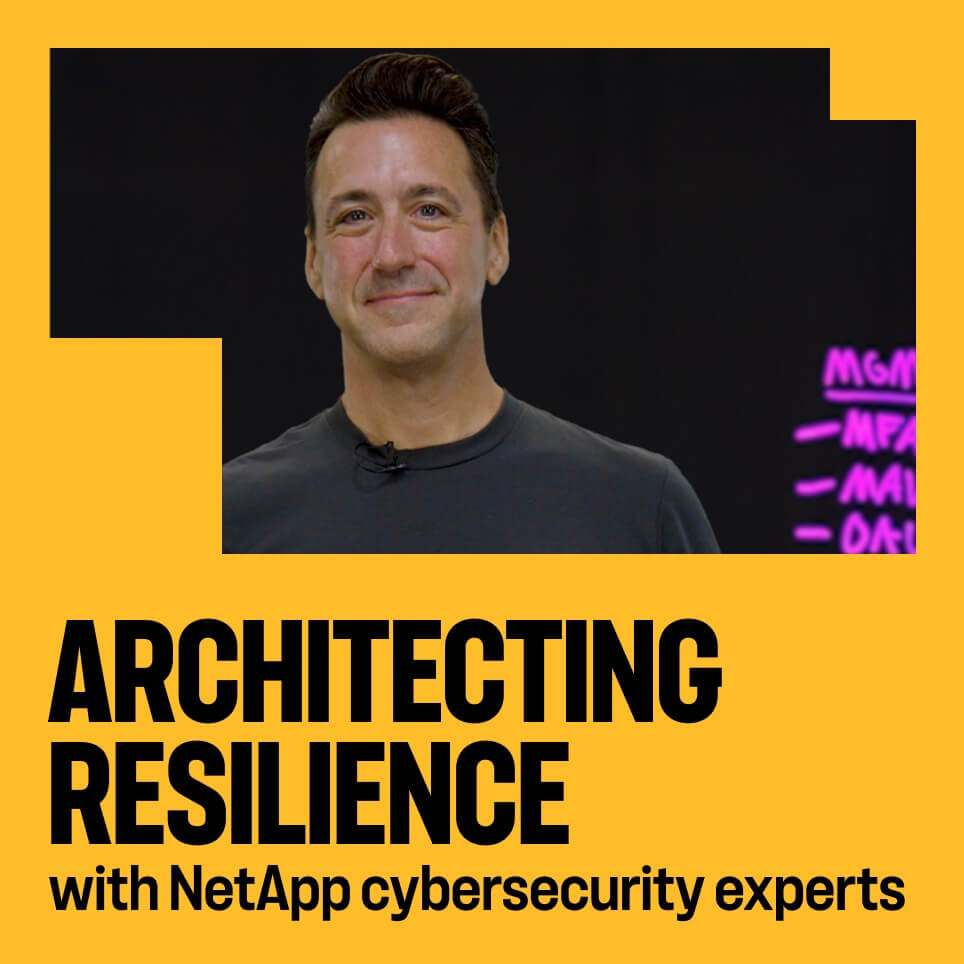 Architecting Resilience with NetApp cybersecurity experts